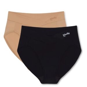 Kindly Yours Women's So Comfy Crossover Waist High Cut Panties, 2-Pack Size XXXL